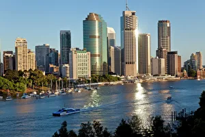 Downtown Prints: Brisbane skyline, Queensland, Australia