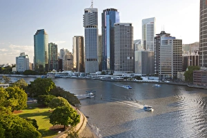 Images Dated 4th April 2012: Brisbane skyline, Queensland, Australia
