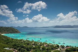 View From Above Prints: British Virgin Islands, Jost Van Dyke. White Bay