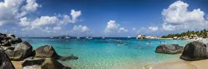 British Virgin Islands, Virgin Gorda. The Baths, beach view
