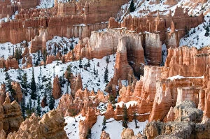 Images Dated 27th February 2005: Bryce Amphitheater, Bryce Canyon National Park, Utah, USA