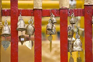 Images Dated 25th December 2008: Buddhist Bells at Doi Suthep Temple