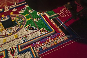 Monk Prints: Buddhist Monastery, painting