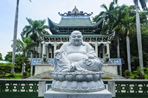 Images Dated 3rd May 2011: Buddhist statue before the Taoist temple in Davao, Mindanao, Philippines