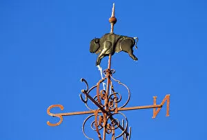 Images Dated 1st September 2006: Buffalo Wind Vane at Ft Union in North Dakota