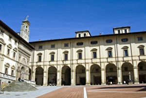 Bell Prints: The building of Fraternita dei Laici and Loggia del Vasari, Piazza Vasari or Piazza Grande
