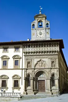 Bell Prints: The building of Fraternita dei Laici, Piazza Vasari or Piazza Grande, Arezzo, Tuscany