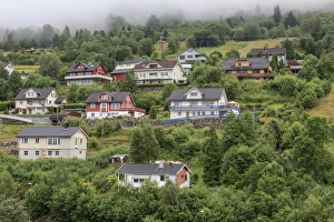 Homes Prints: Buildings. Architecture. Olden. Norway