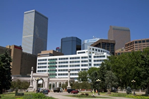 38th State Prints: Buildings in downtown Denver, Colorado, USA