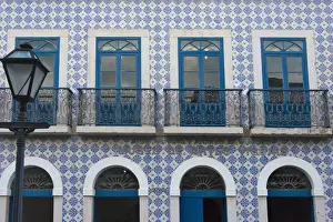 Images Dated 19th February 2013: Buildings in historic center of Sao Luis (UNESCO World Heritage site), Maranhao State
