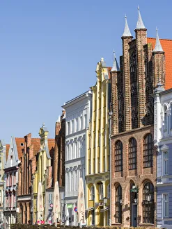 Hanseatic City Prints: Buildings lining the Alte Markt (old market)
