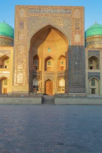 Images Dated 5th April 2024: Bukhara, Uzbekistan, Central Asia. The Mir-i-Arab Madrasa in Bukhara