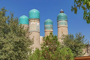 Spiritual Prints: Bukhara, Uzbekistan, Central Asia. The Chor Minor Madrasa in Bukhara
