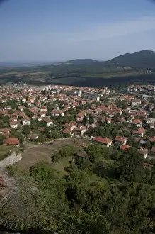 Images Dated 9th September 2009: Bulgaria, Belogradshick. Overview of the red roofed town of Belogradshick located