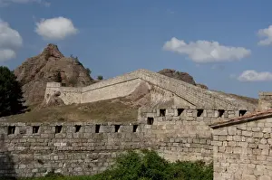 Bulgaria, Belogradshick. The Rocks of Belogradshick & Belogradshick Fortress walls