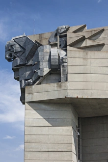 Images Dated 6th June 2014: Bulgaria, Central Mountains, Shumen, Soviet-era, Creators of the Bulgarian State Monument
