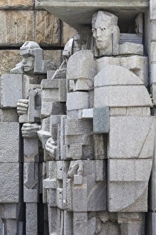 Bulgaria, Central Mountains, Shumen, Soviet-era, Creators of the Bulgarian State Monument