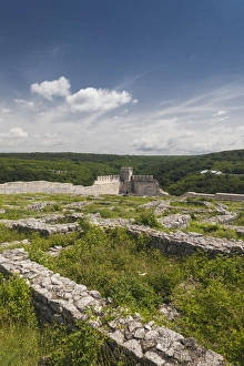 Images Dated 6th June 2014: Bulgaria, Central Mountains, Shumen, ruins of the Shumen Fortress, built 1185