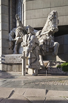 Bulgaria, Central Mountains, Shumen, Soviet-era, Creators of the Bulgarian State Monument