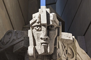 Images Dated 7th June 2014: Bulgaria, Central Mountains, Shumen, Soviet-era, Creators of the Bulgarian State Monument