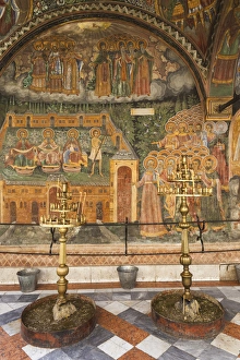 Images Dated 11th June 2014: Bulgaria, Central Mountains, Troyan, Troyan Monastery, third-largest monastery in Bulgaria