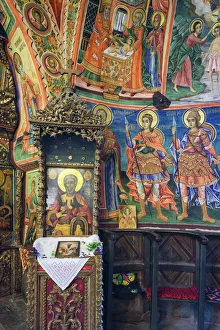 World Locations Prints: Bulgaria, Central Mountains, Veliko Tarnovo-area, Preobrazhenski Monastery, built in 1825