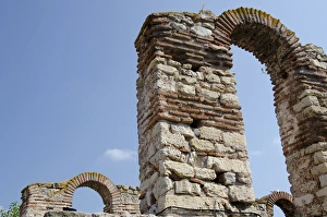 Images Dated 6th September 2011: Bulgaria, Nessebur (aka Nessebar). Ruins of St