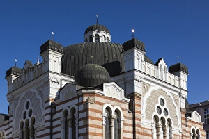 Images Dated 28th May 2014: Bulgaria, Sofia, Sofia Synagogue, built 1909, second largest Sephardic Synagogue in Europe