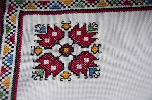 Embroidery Prints: Bulgaria, Veliko Tarnovo (former capital). Samovodska Charsia, historic street known