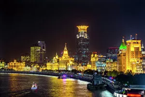 Cityscapes Collection: Bund, Shanghai, China. One of the most famous places in Shanghai and China