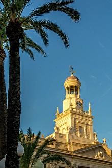 City Hall Prints: Cadiz City Hall, Plaza de Sevilla, Cadiz, Spain