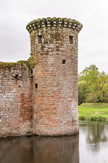 Images Dated 6th March 2024: Caerlaverock Castle, Dumfries, Dumfries and Galloway