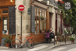Coffee Prints: Cafe, Notre Dame, Paris, France