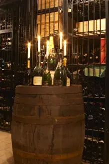 Private Prints: Cages with private wine collections at a cellar storage company Grappe where private
