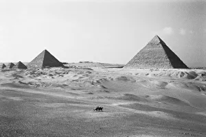 Giza Prints: Cairo Egypt, Giza Pyramids