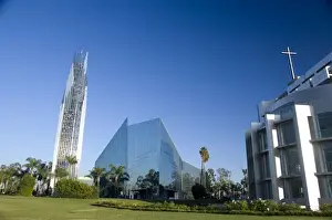 Family Friendly Prints: California, Garden Grove. Dr. Robert Schullers Crystal Cathedral