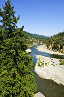 Winding Prints: California. South Fork of the Trinity River California