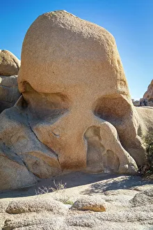 Landform Prints: California, USA. Skull Rock in Joshua Tree National Park