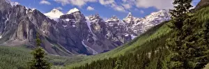 Albert A Prints: Canada, Alberta, Banff NP. The Valley of the Ten Peaks is the gateway to beautiful