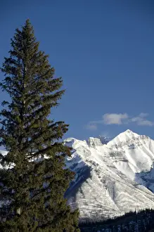 Canada, Alberta, Banff. Views from the summit of Sulphur Mountain