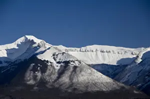 Images Dated 11th December 2008: Canada, Alberta, Banff. Views from the summit of Sulphur Mountain