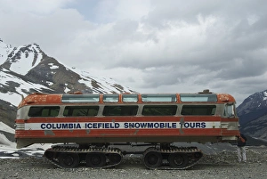 Images Dated 9th June 2007: Canada: Alberta, Columbia Icefields Bus Tour and hike, Athabasca Glacier