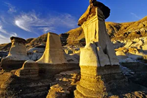 Hoo Doo Prints: Canada, Alberta, Drumheller. Hoodoos