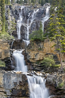 Images Dated 2nd August 2014: Canada, Alberta, Jasper National Park, Tangle Falls