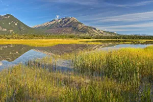 Reed Prints: Canada, Alberta, Jasper National Park. Reflections in Jasper Lake