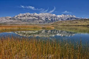 Reed Prints: Canada, Alberta, Jasper National Park. Reflections in Talbot Lake