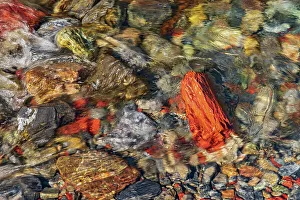 Prints of Canada, Alberta, Waterton Lakes National Park. Red Rock Creek in Red Rock Canyon Images Dated 2022 December: Canada, Alberta, Waterton Lakes National Park. Red Rock Creek in Red Rock Canyon