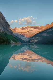 Lake Louise Prints: Canada, Banff National Park, Lake Louise, with Mount Victoria and Victoria Gclaiers