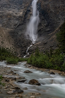 Flowing Prints: Canada, British Columbia. Takakkaw Falls, Yoho National Park