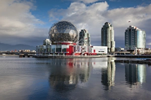 Images Dated 30th December 2011: Canada, British Columbia, Vancouver, Granville Island, morning view of False Creek